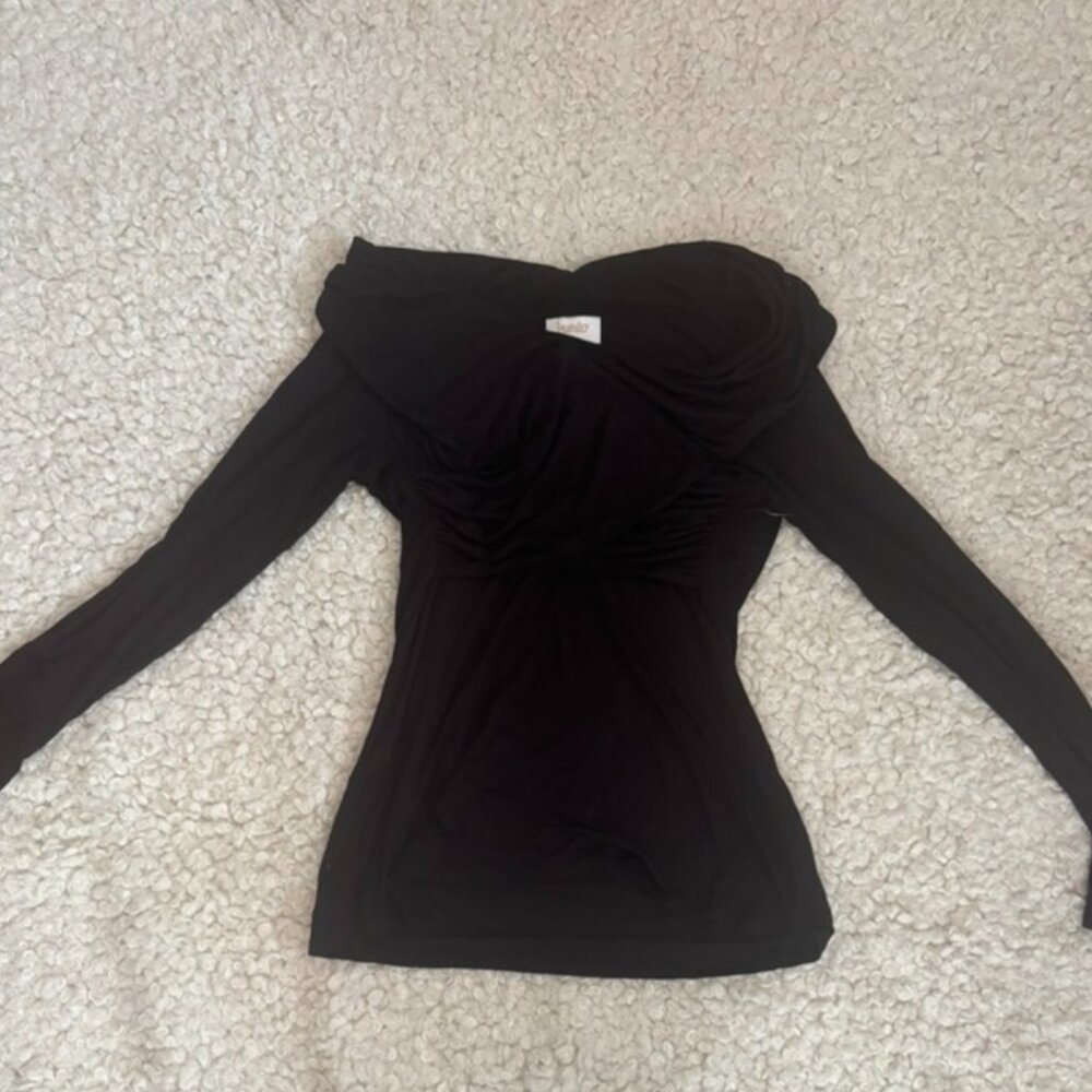 Laundry by Shelli Segal Neiman Marcus Blouse Top Size L NWT
